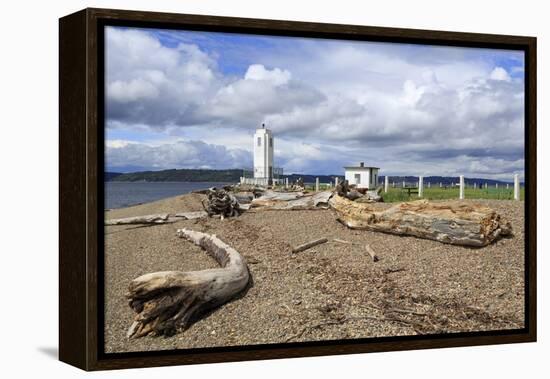 Brown's Point Lighthouse, Tacoma, Washington State, United States of America, North America-Richard Cummins-Framed Premier Image Canvas