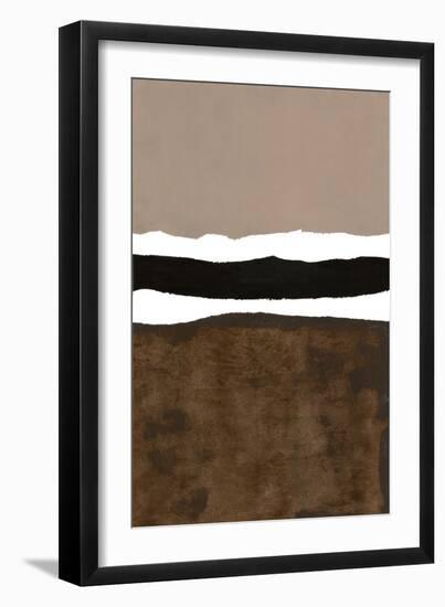 Brown Suede-Sammy Sheler-Framed Art Print