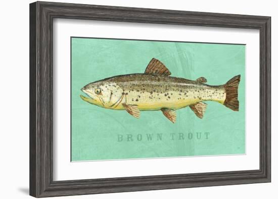 Brown Trout-John Golden-Framed Art Print