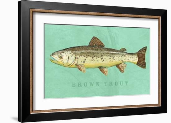 Brown Trout-John Golden-Framed Art Print