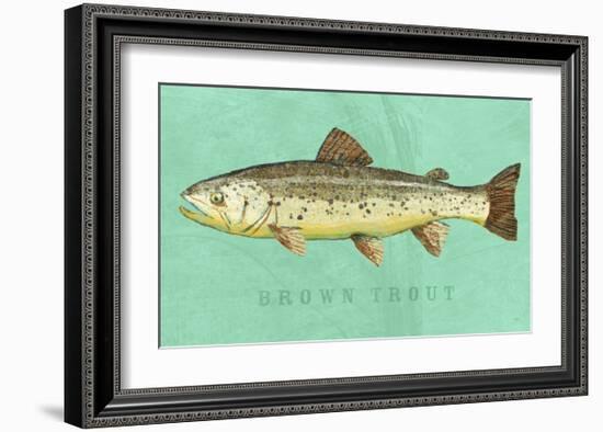 Brown Trout-John Golden-Framed Art Print