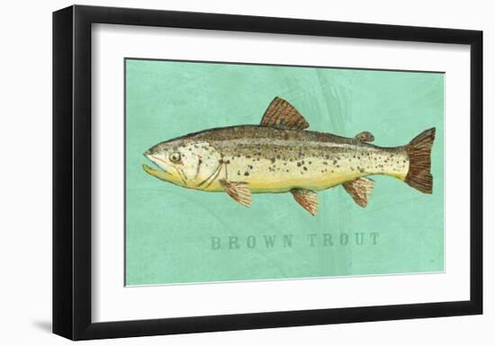 Brown Trout-John Golden-Framed Art Print