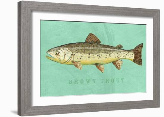 Brown Trout-John W^ Golden-Framed Art Print