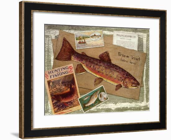 Brown Trout-Kate Ward Thacker-Framed Giclee Print