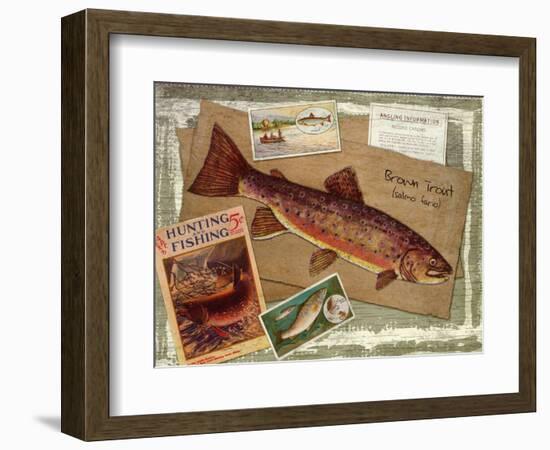 Brown Trout-Kate Ward Thacker-Framed Giclee Print