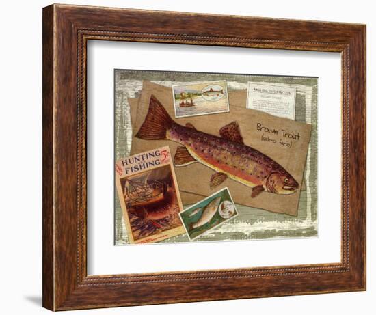 Brown Trout-Kate Ward Thacker-Framed Giclee Print