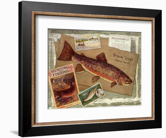 Brown Trout-Kate Ward Thacker-Framed Giclee Print