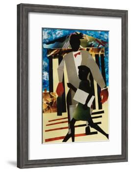Brown vs. Board of Ed-Gil Mayers-Framed Giclee Print