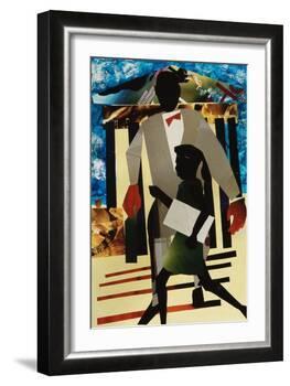 Brown vs. Board of Ed-Gil Mayers-Framed Giclee Print