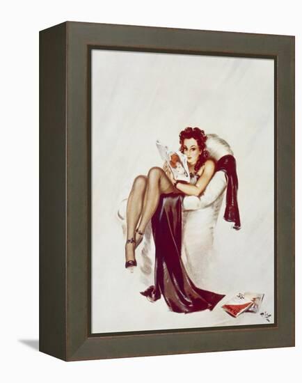 Browned Off by David Wright-David Wright-Framed Stretched Canvas