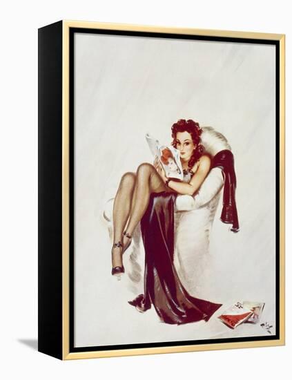 Browned Off by David Wright-David Wright-Framed Stretched Canvas