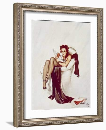 Browned Off by David Wright-David Wright-Framed Art Print