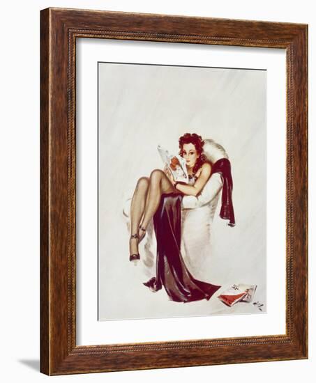 Browned Off by David Wright-David Wright-Framed Art Print