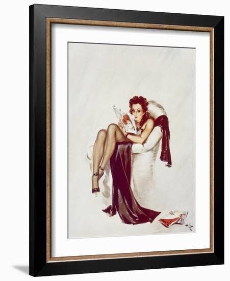 Browned Off by David Wright-David Wright-Framed Art Print