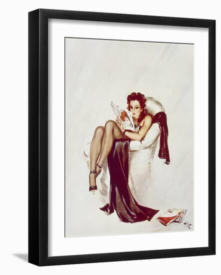 Browned Off by David Wright-David Wright-Framed Art Print