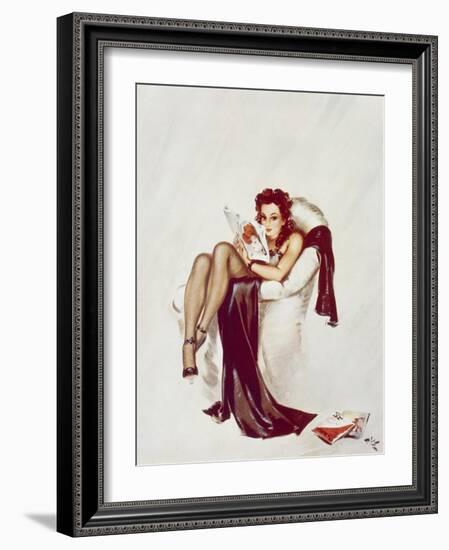 Browned Off by David Wright-David Wright-Framed Art Print