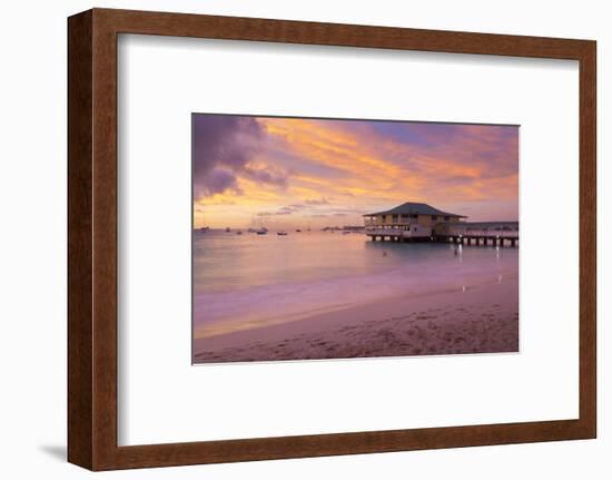 Brownes Beach sunset, St. Michael, Barbados, West Indies, Caribbean, Central America-Frank Fell-Framed Photographic Print