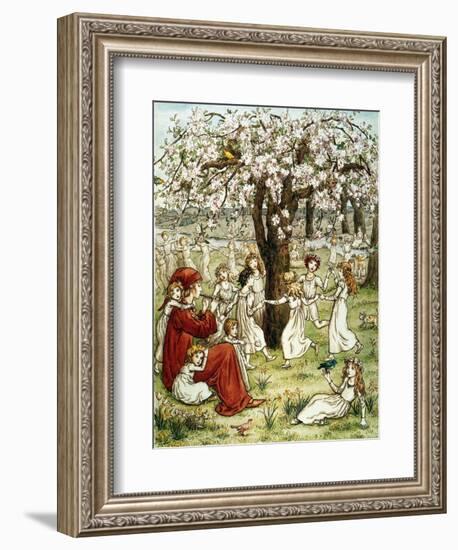 Browning: Pied Piper-Kate Greenaway-Framed Giclee Print