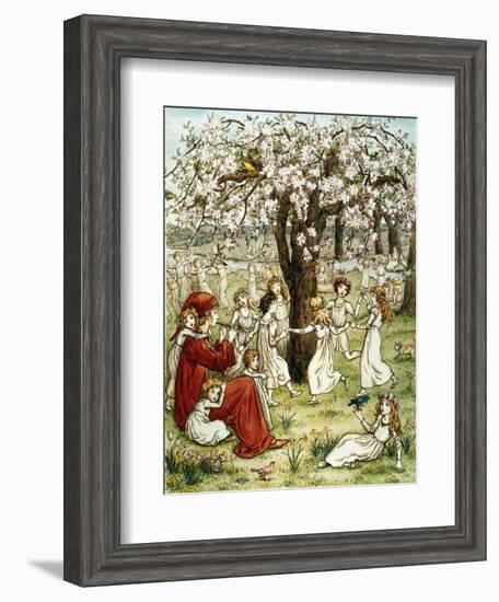 Browning: Pied Piper-Kate Greenaway-Framed Giclee Print