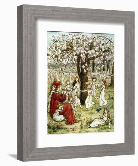 Browning: Pied Piper-Kate Greenaway-Framed Giclee Print