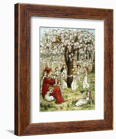 Browning: Pied Piper-Kate Greenaway-Framed Giclee Print