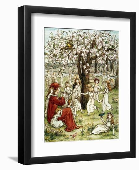 Browning: Pied Piper-Kate Greenaway-Framed Giclee Print