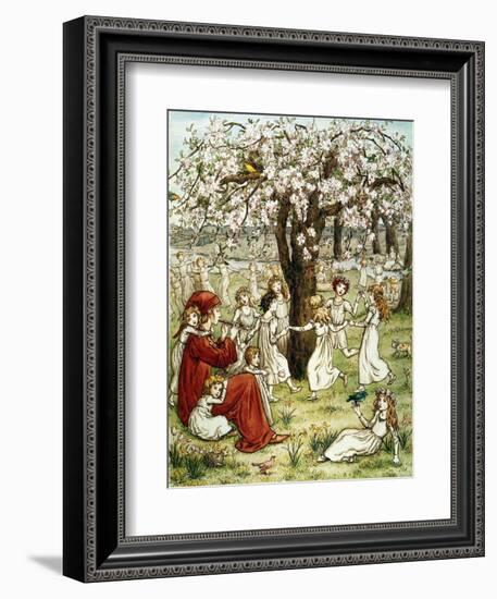 Browning: Pied Piper-Kate Greenaway-Framed Giclee Print