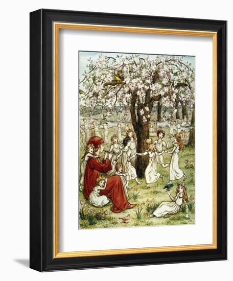 Browning: Pied Piper-Kate Greenaway-Framed Giclee Print