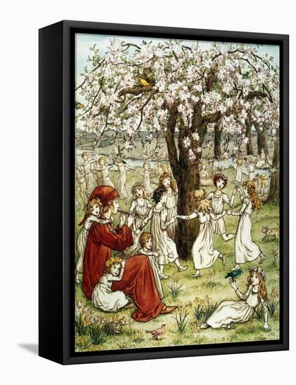 Browning: Pied Piper-Kate Greenaway-Framed Premier Image Canvas