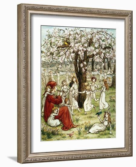 Browning: Pied Piper-Kate Greenaway-Framed Giclee Print