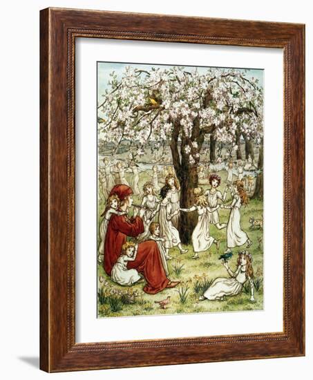 Browning: Pied Piper-Kate Greenaway-Framed Giclee Print