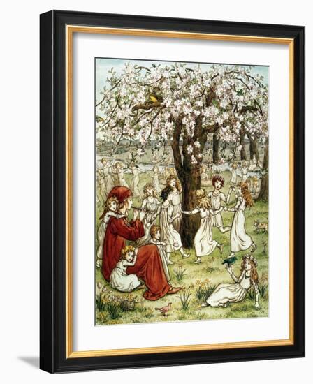 Browning: Pied Piper-Kate Greenaway-Framed Giclee Print