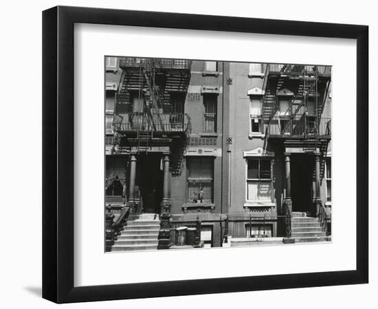 Brownstones, New York, 1943-Brett Weston-Framed Photographic Print