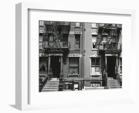 Brownstones, New York, 1943-Brett Weston-Framed Photographic Print