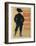 Bruant au Mirliton-Henri de Toulouse-Lautrec-Framed Collectable Print