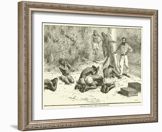 Bruce Among the Abyssinians-null-Framed Giclee Print