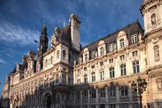 The view of Musee du Louvre from Jardin des Tuileris (Tuileries Garden). Paris. France-Bruce Bi-Framed Photographic Print