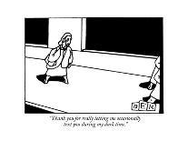 "Well, it works for Susan Sontag." - New Yorker Cartoon-Bruce Eric Kaplan-Premium Giclee Print