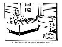 "Officer, everything in the world is bothering me." - New Yorker Cartoon-Bruce Eric Kaplan-Premium Giclee Print