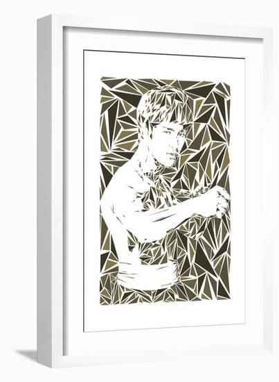 Bruce Lee-Cristian Mielu-Framed Art Print