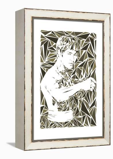 Bruce Lee-Cristian Mielu-Framed Stretched Canvas