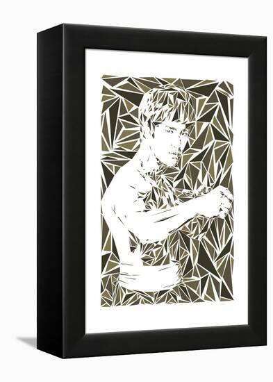 Bruce Lee-Cristian Mielu-Framed Stretched Canvas