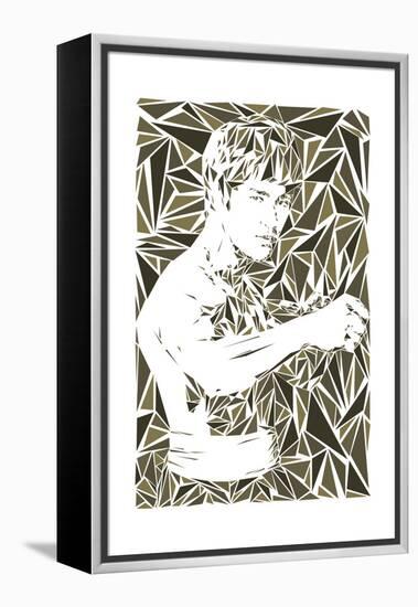 Bruce Lee-Cristian Mielu-Framed Stretched Canvas