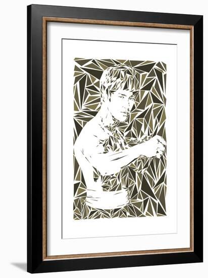 Bruce Lee-Cristian Mielu-Framed Premium Giclee Print
