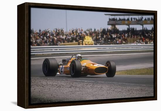 Bruce Mclaren's Mclaren-Ford, Spanish Grand Prix, Jarama, Madrid, 1968-null-Framed Premier Image Canvas