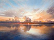 Sunset over Lake-Bruce Nawrocke-Art Print