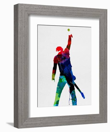 Bruce Watercolor-Lora Feldman-Framed Premium Giclee Print