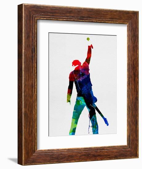 Bruce Watercolor-Lora Feldman-Framed Premium Giclee Print