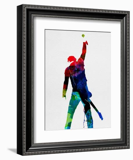 Bruce Watercolor-Lora Feldman-Framed Premium Giclee Print