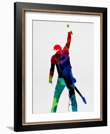 Bruce Watercolor-Lora Feldman-Framed Art Print